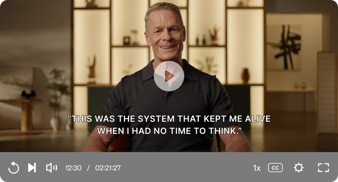 Mark Divine: “This was the system that kept me alive when I had no time to think.” Watch the trailer.